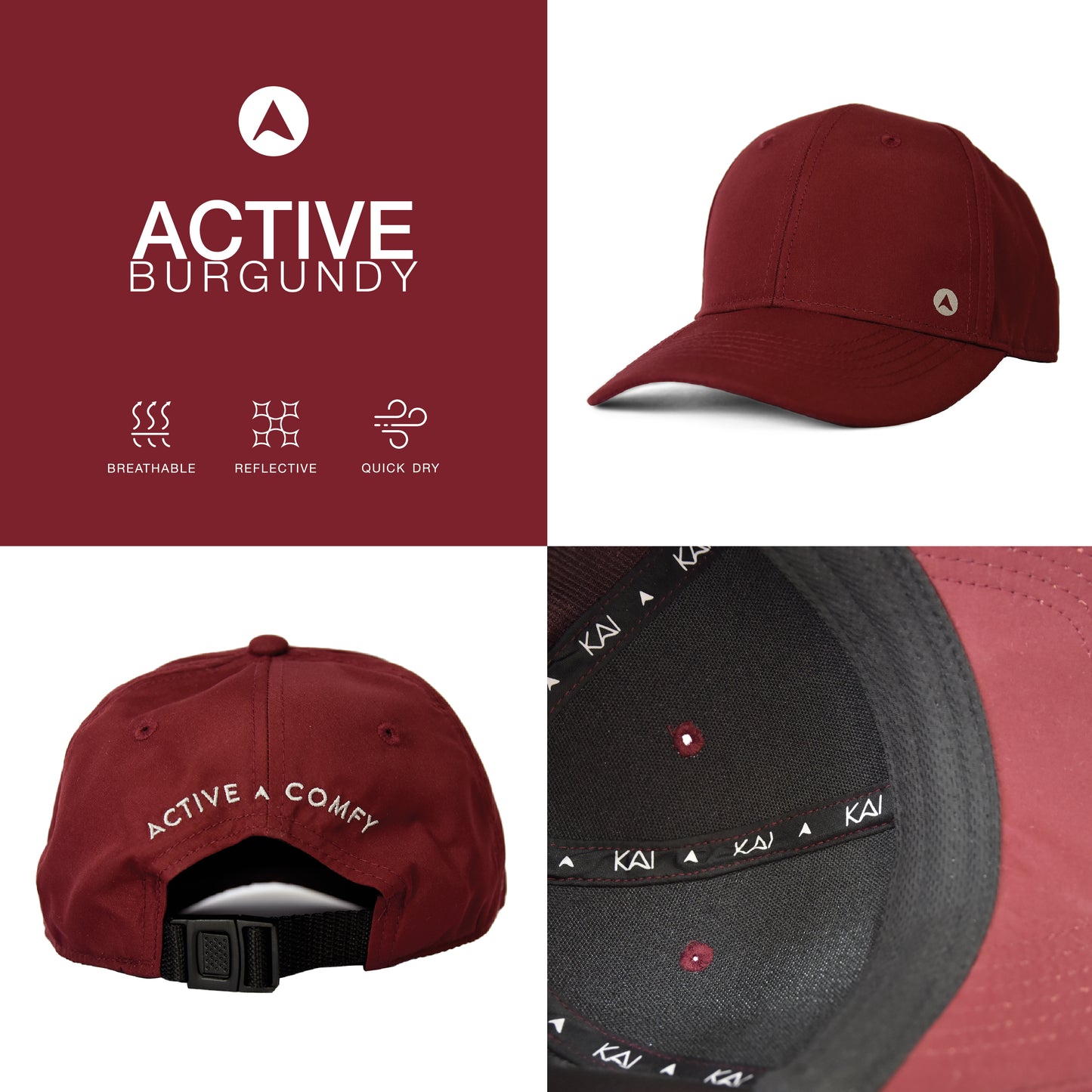 ACTIVE BURGUNDY