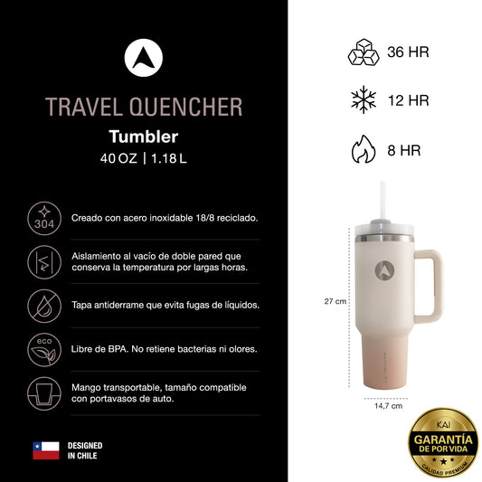 Travel Tumbler 1.18l PEACH FUZZ