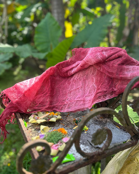 TEJIDO HILO ROSA