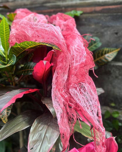 TEJIDO HILO ROSA