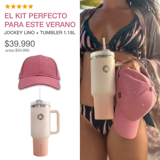 Kit Tumbler + jockey ✧ pink
