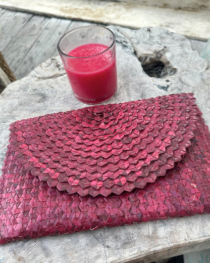 POUCH FIBRA FRAMBUESA